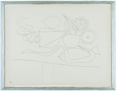 Lot 38 - PABLO PICASSO. STILL LIFE WITH SQUID. (d)