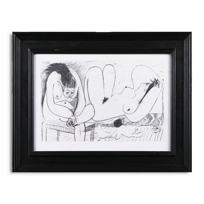 Lot 53 - PABLO PICASSO. LES BAIGNEUSES. (d)