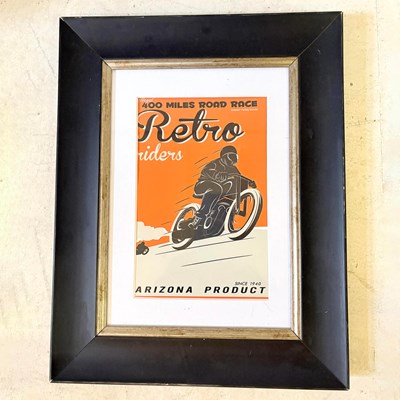 Lot 95 - REPRODUCTION AMERICAN BIKE RACE POSTER.
