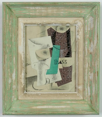 Lot 25 - PABLO PICASSO. CUBIST COMPOSITION. (d)