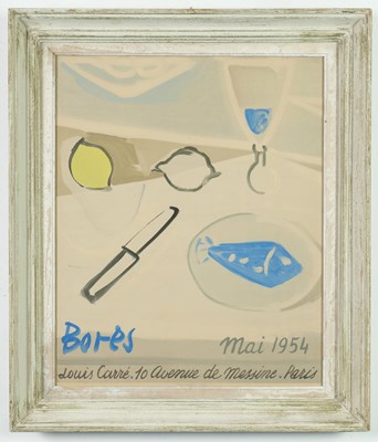 Lot 5 - FRANCISCO BORES. FISH & TWO LEMONS LITHOGRAPH. (d)