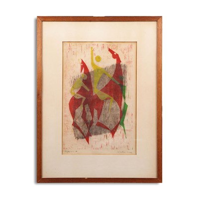 Lot 85 - VICTOR KULLE (1896-1982). HORSES AND RIDERS.