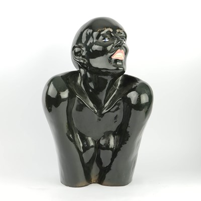 Lot 137 - CERAMIC BUST.