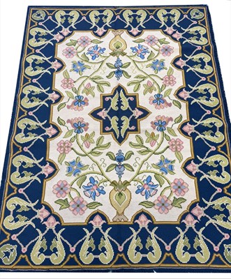 Lot 253 - FINE PORTUGUESE NEEDLEPOINT CARPET