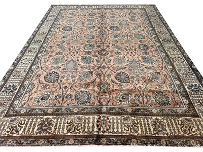 Lot 236 - FINE PERSIAN SHAH ABBAS DESIGN CARPET