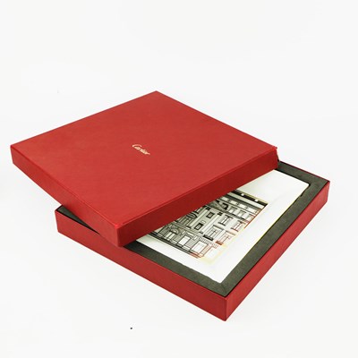 Lot 349 - A CARTIER FIFTH AVENUE PORCELAIN TRAY.