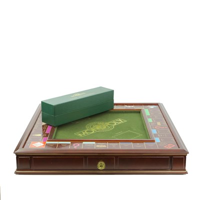 Lot 384 - THE COLLECTORS MONOPOLY EDITION GAMES BOARD AND PIECES.
