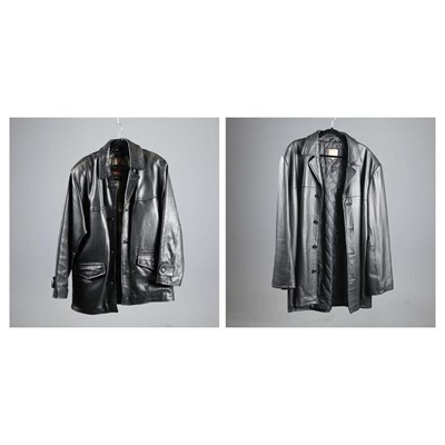 Lot 117 - MEN'S LEATHER COATS (2).