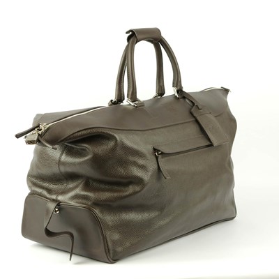 Lot 118 - SUVRETTA HOUSE BLACK LEATHER TOTE BAG.