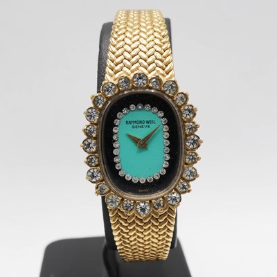 Lot 174 - A RAYMOND WEIL LADIES WRISTWATCH.